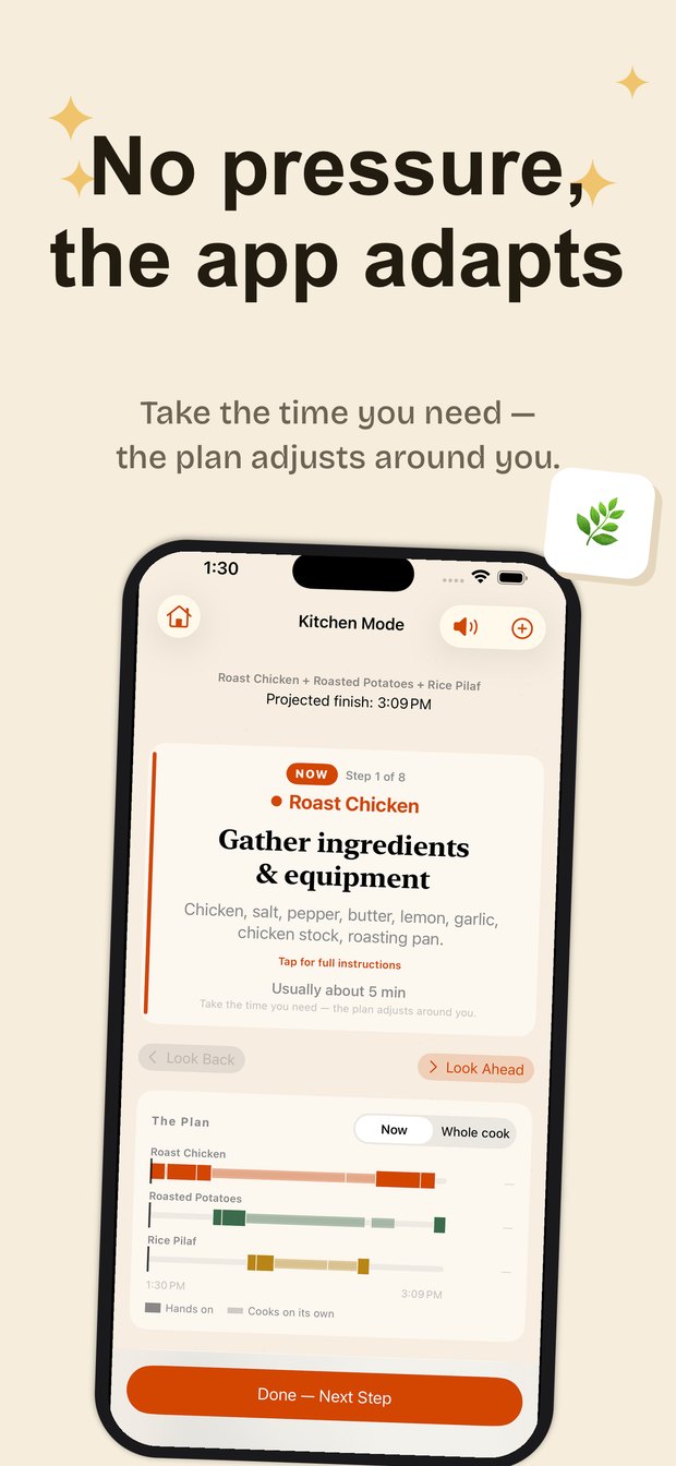 A hands-on step showing an estimate rather than a countdown